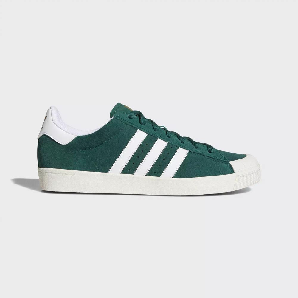 Adidas Half Shell Vulc Tenis Verdes Para Hombre (MX-33014)